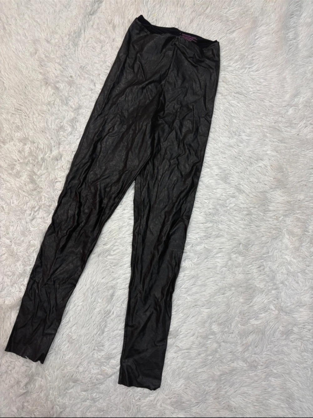Commando black faux leather leggings